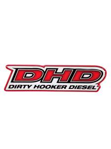 Dirty Hooker Diesel - DHD 061-010 2"x5" High Gloss Domed Poly DHD Decal - Image 2