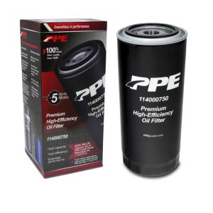 PPE - PPE 114000750 PF26 Double DEEP High Efficiency Duramax Oil Filter 2020+ 6.6L