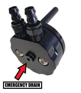 DHD Fuel Sump Emergency Drain