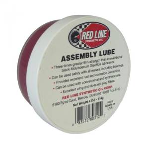 Engines & Parts - Pistons - Redline 80312 Synthetic Assembly Lube 4oz 