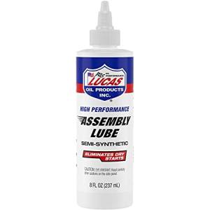 Engine Parts - Internal Component Parts - Lucas 10153 Semi-Synthetic Assembly Lube 8oz Squeeze Bottle 