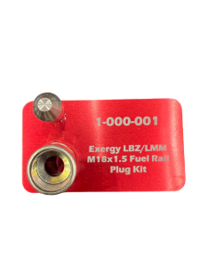 Exergy Performance 1-000-001 LBZ/LMM M18x1.5 Fuel Rail Plug Kit