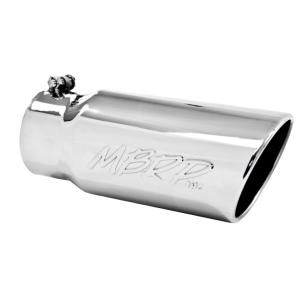MBRP T5051 4" Inlet 5" Outlet Angle Rolled Stainless Steel Tip