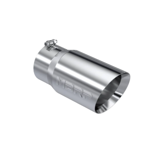 Exhaust System - Exhaust Tips - MBRP - MBRP T5074 5" Inlet 6" Outlet Dual Wall Angle Cut Stainless Steel Tip