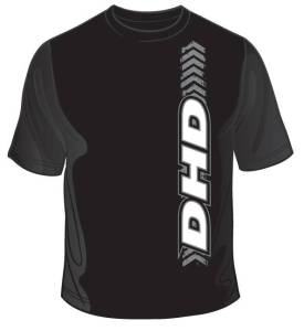 DHD 061-023T Black Vertical  DHD T-Shirt