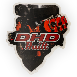 DHD Built Engine Sticker