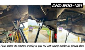 Dirty Hooker Diesel - DHD 600-421 Rear Drive Shaft - Rear Hoop Steel 2003-2010 Dodge Truck AAM 11.5 - Image 4
