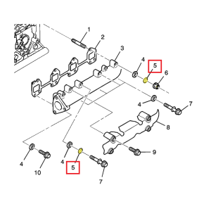 GM 97727391 Duramax Exhaust Manifold Washer