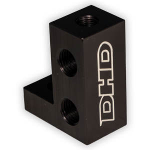 DHD 700-107B Black Compact Fuel Block 5-Port Universal