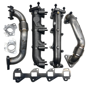 Compact Log Exhaust Manifolds for Duramax