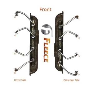 Fleece Performance - Fleece LB7 Duramax High Pressure Fuel Injector Line Set 2001-2004 - Image 4