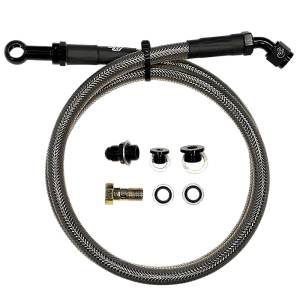Shocker Fittings -6AN Stainless Remote Turbo Oil Feed Line Kit VGT Duramax 2001-2016