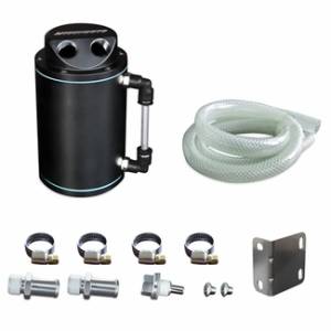 PCV Re-Route Kits - Oil Catch Cans - Mishimoto - Mishimoto MMOCC-RB Black Oil Catch Can