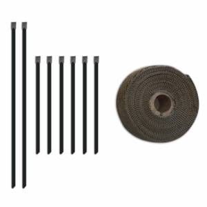 Mishimoto MMTW-235 Heat Wrap - 2" x 35' Roll with Stainless Steel Locking Tie Set